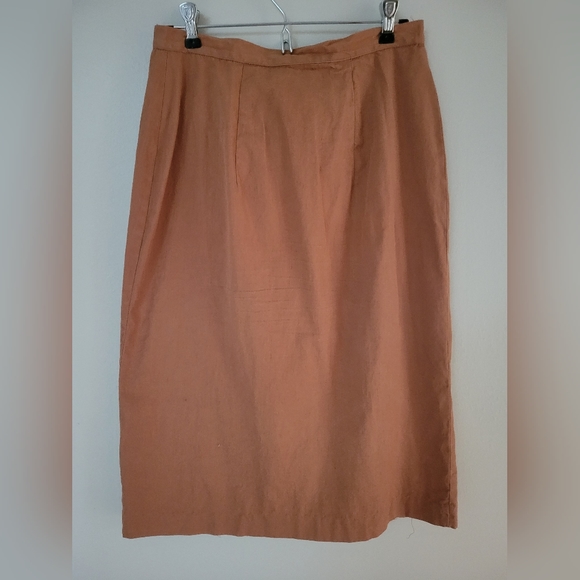 Vintage midi skirt with front buttons - Picture 3 of 3